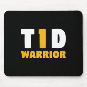 Diabetiker Typ 1 Diabetes-Bewusstsein T1D-Zitat Mousepad