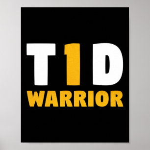 Diabetiker Typ 1 Diabetes Hinweis T1d Zitat Poster