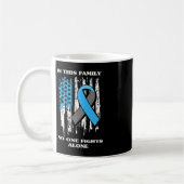 Diabetiker Typ 1 T1D Diabetes Bewusstsein USA Flag Kaffeetasse (Links)