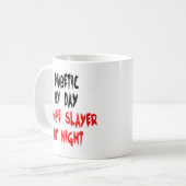 Diabetisch Zombie Slayer Kaffeetasse (Vorderseite Links)