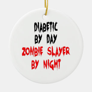 Diabetisch Zombie Slayer Keramik Ornament