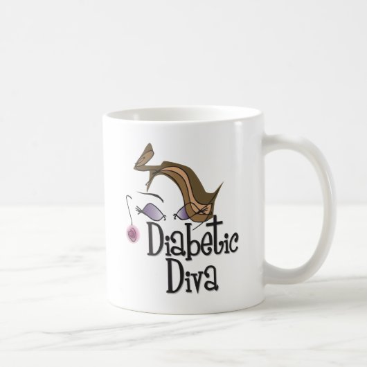 Diabetische Diva Kaffeetasse (Rechts)