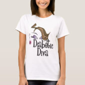 Diabetische Diva T-Shirt (Vorderseite)