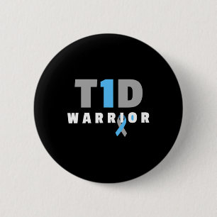 Diabetische Heilung - Spaß Typ 1 Diabetes Bewussts Button