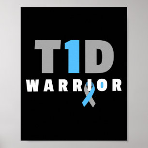 Diabetische Heilung - Spaß Typ 1 Diabetes Bewussts Poster