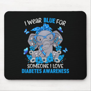 Diabetische Lebenszyklusdiabetes Aufklärung Katzen Mousepad