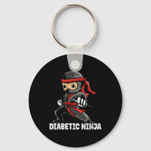 Diabetische Ninja Diabetes Awareness Month T1d Typ Schlüsselanhänger