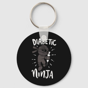Diabetische Ninja Typ 1 Diabetes Doctor Diabetes A Schlüsselanhänger