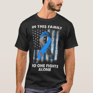Diabetische Typ 1 T1d Diabetes Bewusstsein USA Fla T-Shirt