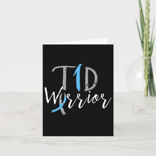 Diabetischer Spaß Typ 1 Diabetes Karte (Vorderseite)