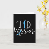 Diabetischer Spaß Typ 1 Diabetes Karte (Gelbe Blume)