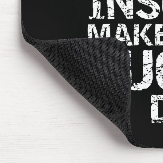 Diabetisches Geschenk Eine Insulinpumpe macht das Mousepad (Ecke)