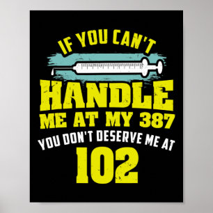 Diabetisches Zitat, wenn Sie mir Diabetes nicht be Poster