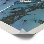 Diablerets Gletscher Berner Alpen Schweiz Poster (Ecke)