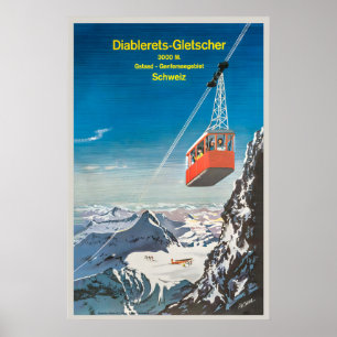 Diablerets Gletscher Berner Alpen Schweiz Poster