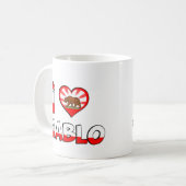 Diablo, CA Kaffeetasse (Vorderseite Links)