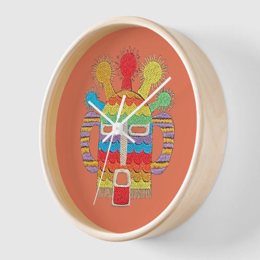 Diablo Huma Maske Uhr - Hintergrund Burnt Sienna (Winkel)