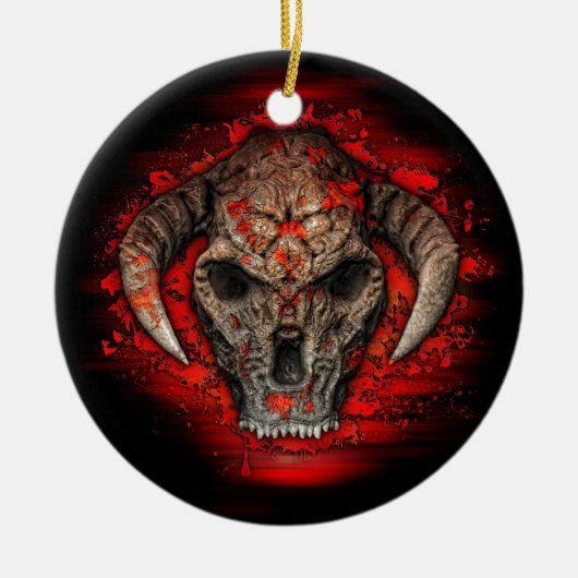 Diablo Keramikornament (Vorne)