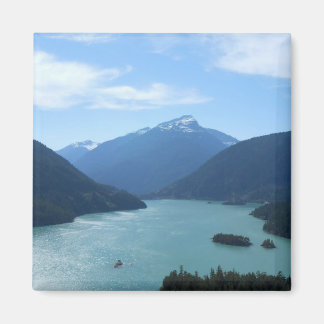 Diablo Lake Washington Staat Naturofotografie Magnet