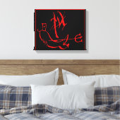 Diablo Leinwanddruck (Insitu (Schlafzimmer))