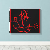 Diablo Leinwanddruck (Insitu (Holzboden))