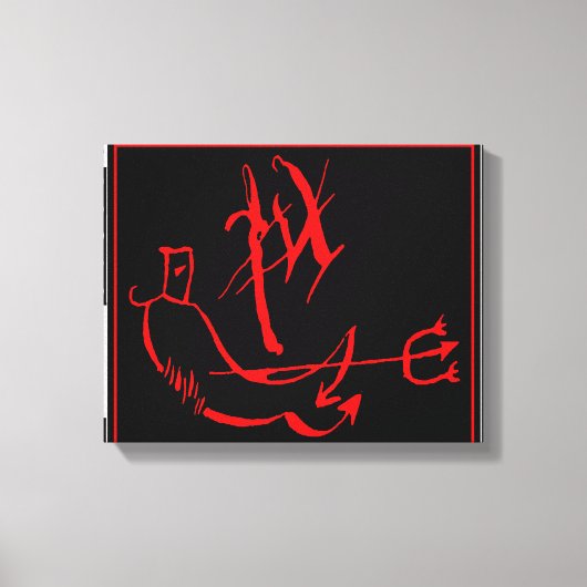 Diablo Leinwanddruck (Vorderseite)