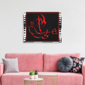 Diablo mit den Mondphasen Leinwanddruck (Insitu (Wohnzimmer))