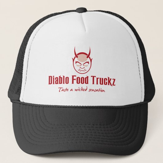Diablo-Nahrung Truckz Truckerkappe (Vorderseite)