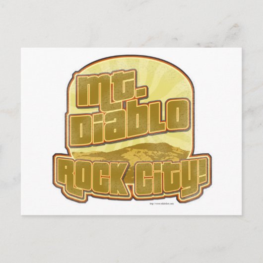Diablo Rock City Postkarte (Vorderseite)