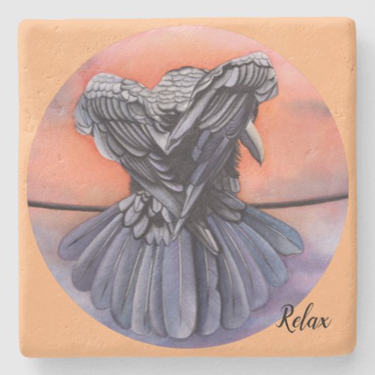 Diablo The Raven Drink Untersetzer Wasserfarbe Cro (Vorderseite)