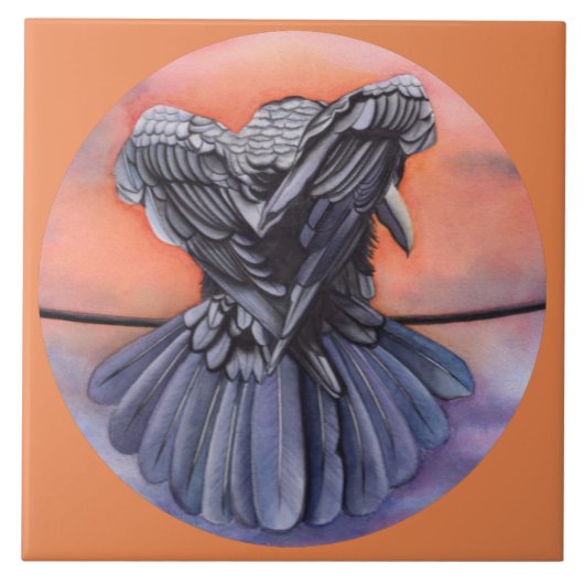 Diablo The Raven Keramik Tile in 2 Größen Fliese (Vorderseite)