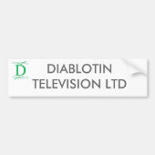 DIABLOTIN FERNSEHEN LTD. AUTOAUFKLEBER (Vorne)