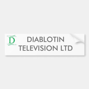 DIABLOTIN FERNSEHEN LTD. AUTOAUFKLEBER