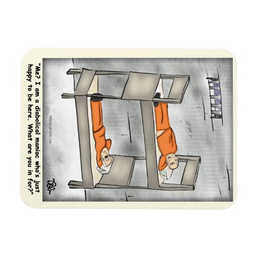 Diabolical Bale Yellow Magnet (Horizontal)