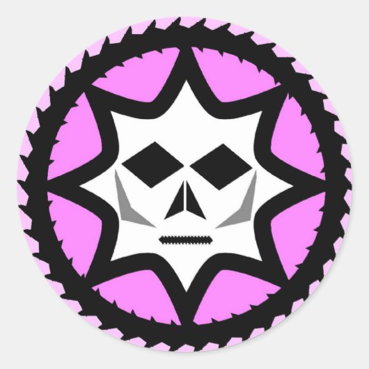 Diabolichix Classic-Logo Runder Aufkleber (Vorderseite)