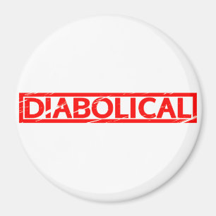 Diabolische Briefmarke Magnet