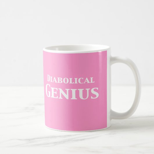 Diabolische Genie-Geschenke Kaffeetasse (Rechts)