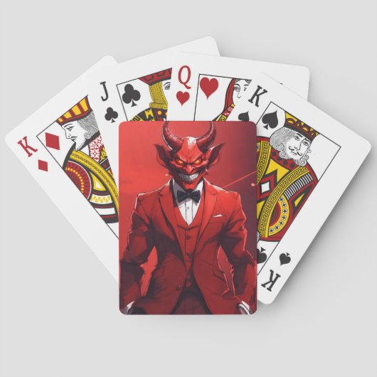 Diabolische Grüße: Devilish Design Card" Spielkarten (Rückseite)