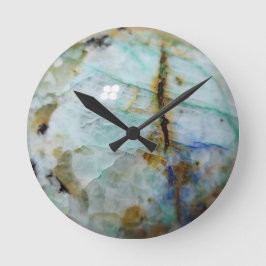 Diabolite Crystal Print Acrylic Wall Clock Runde Wanduhr