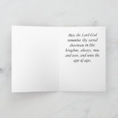 Diaconate Grußkarte Karte (Innenseite)