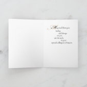 Diaconate Ordination Gratulation Cross, Deacon Karte (Innenseite)