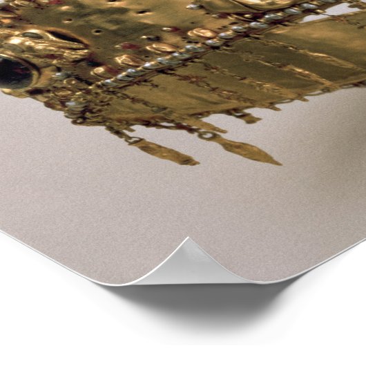 Diadem, gefunden im Grabhügel am Khoklach Poster (Ecke)