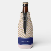 Diag Griechisch Key Gold CB Flaschenkühler (Flasche Rückseite)