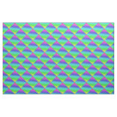 Diag Rainbow Gradient Blumenmuster Blau Grün Stoff (Yard (91,4 cm))