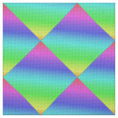 Diag Rainbow Gradient Blumenmuster Blau Grün Stoff (Muster)