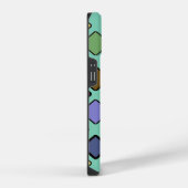 DIAG SQUARES gemischt iPhone Hülle (Rechte Seite)