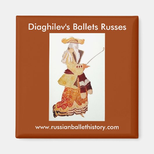 Diaghilevs Ballets Russes Magnet (Vorne)