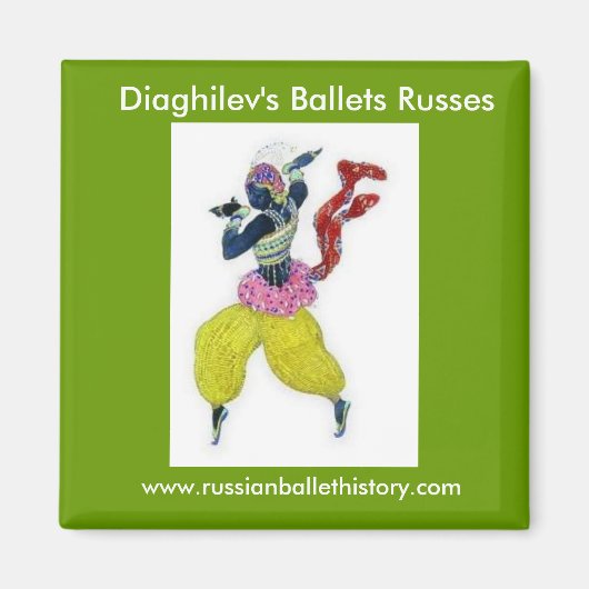 Diaghilevs Ballets Russes Magnet (Vorne)