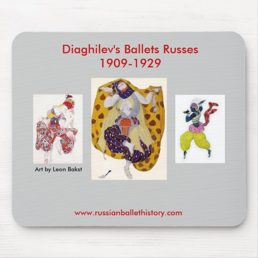 Diaghilevs Balletts Russes Mousepad (Vorne)