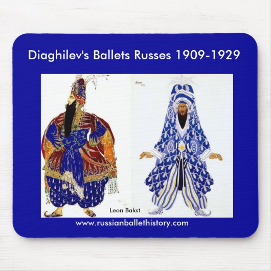 Diaghilevs Balletts Russes Mousepad (Vorne)